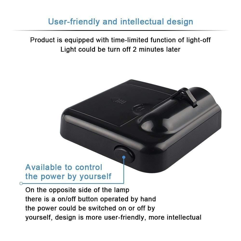 Autobeam Wireless Car Puddle Projector Lights (Pack of 2)